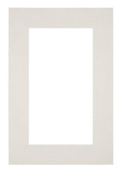 Passe Partout 61x91 5cm Carton Gris Clair Bord 6cm Droit De Face | Yourdecoration.fr