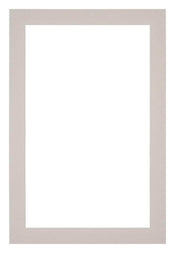 Passe Partout 61x91 5cm Carton Gris Graniet Bord 3cm Droit De Face | Yourdecoration.fr