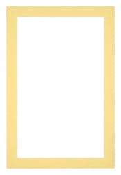 Passe Partout 61x91 5cm Carton Jaune Bord 3cm Droit De Face | Yourdecoration.fr