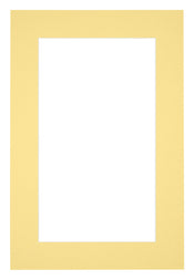 Passe Partout 61x91 5cm Carton Jaune Bord 5cm Droit De Face | Yourdecoration.fr