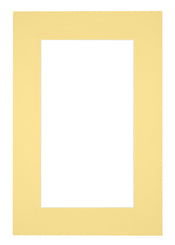 Passe Partout 61x91 5cm Carton Jaune Bord 6cm Droit De Face | Yourdecoration.fr