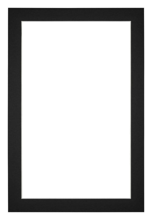 Passe Partout 61x91 5cm Carton Noir Bord 3cm Droit De Face | Yourdecoration.fr