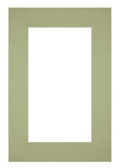 Passe Partout 61x91 5cm Carton Vert Menthe Bord 6cm Droit De Face | Yourdecoration.fr