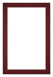 Passe Partout 61x91 5cm Carton Vin Rouge Bord 3cm Droit De Face | Yourdecoration.fr