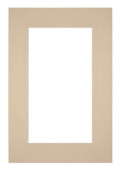Passe Partout 62x93cm Carton Beige Bord 6cm Droit De Face | Yourdecoration.fr