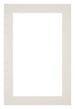 Passe Partout 62x93cm Carton Gris Clair Bord 4cm Droit De Face | Yourdecoration.fr