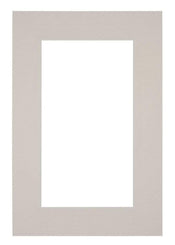 Passe Partout 62x93cm Carton Gris Graniet Bord 6cm Droit De Face | Yourdecoration.fr