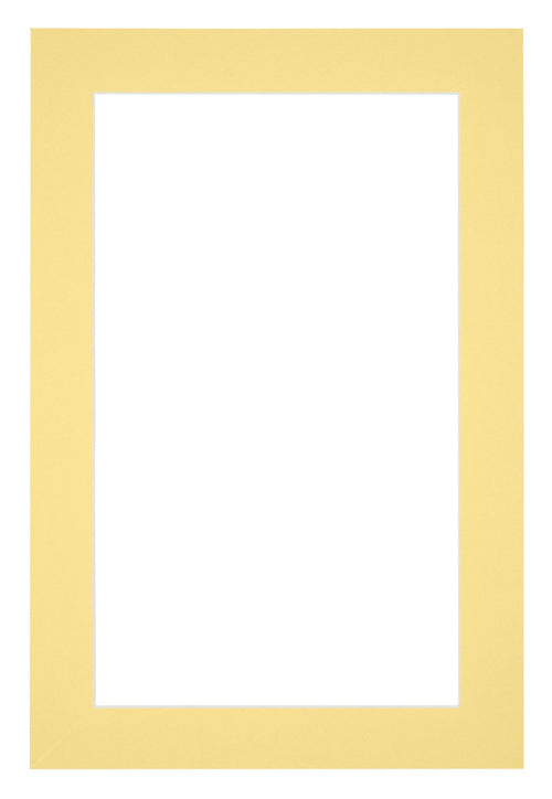Passe Partout 62x93cm Carton Jaune Bord 4cm Droit De Face | Yourdecoration.fr