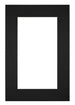 Passe Partout 62x93cm Carton Noir Bord 6cm Droit De Face | Yourdecoration.fr