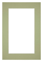 Passe Partout 62x93cm Carton Vert Menthe Bord 5cm Droit De Face | Yourdecoration.fr