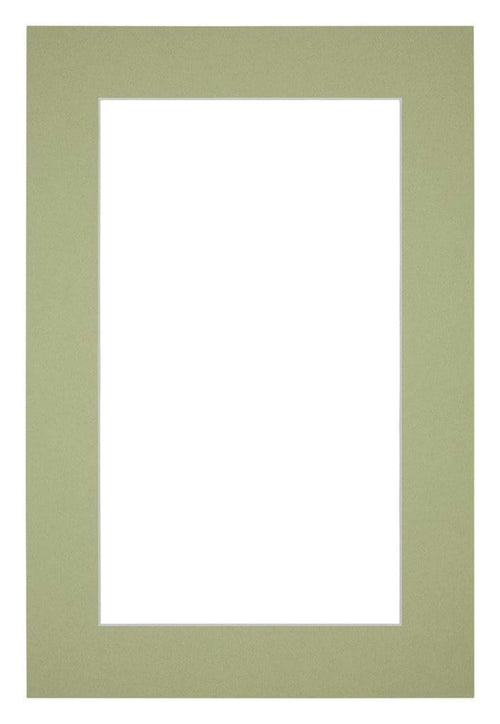 Passe Partout 62x93cm Carton Vert Menthe Bord 5cm Droit De Face | Yourdecoration.fr