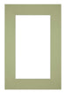 Passe Partout 62x93cm Carton Vert Menthe Bord 6cm Droit De Face | Yourdecoration.fr