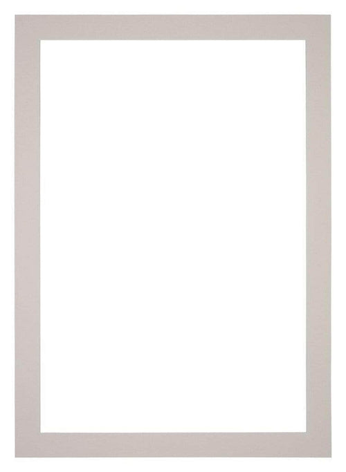 Passe Partout 70x100cm Carton Gris Graniet Bord 4cm Droit De Face | Yourdecoration.fr