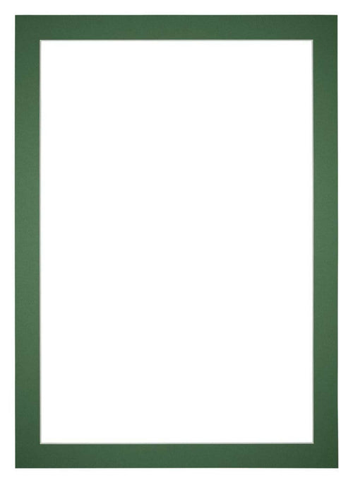 Passe Partout 70x100cm Carton Vert Foret Bord 4cm Droit De Face | Yourdecoration.fr