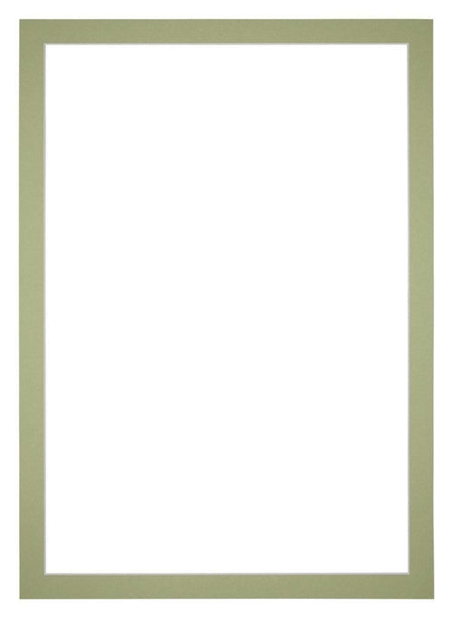 Passe Partout 70x100cm Carton Vert Menthe Bord 3cm Droit De Face | Yourdecoration.fr