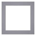 Passe Partout 70x70cm Carton Gris Bord 5cm Droit De Face | Yourdecoration.fr