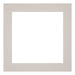 Passe Partout 70x70cm Carton Gris Graniet Bord 5cm Droit De Face | Yourdecoration.fr