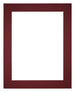 Passe Partout 70x90cm Carton Vin Rouge Bord 5cm Droit De Face | Yourdecoration.fr