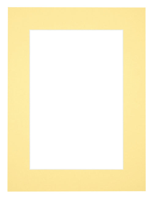 Passe Partout 75x100cm Carton Jaune Bord 5cm Droit De Face | Yourdecoration.fr