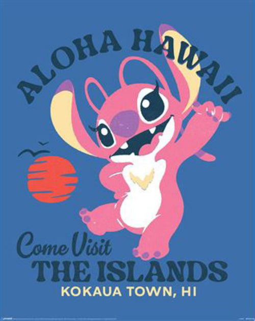Poster Angel Aloha 40x50cm MPP2501420 | Yourdecoration.fr