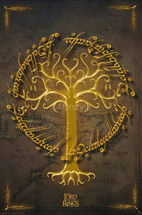 Affiche Poster Lord Of The Rings White Tree 61x91 5cm Abystyle GBYDCO655 | Yourdecoration.fr