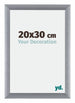 Tucson Aluminium Cadre Photo 20x30cm Argent Brossé De Face Mesure | Yourdecoration.fr