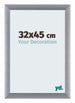 Tucson Aluminium Cadre Photo 32x45cm Argent Brosse De Face Mesure | Yourdecoration.fr