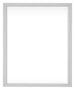 Virginia Aluminium Cadre Photo 20x25cm Blanc De Face | Yourdecoration.fr