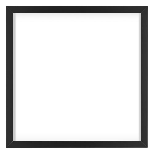 Virginia Aluminium Cadre Photo 45x45cm Noir De Face | Yourdecoration.fr