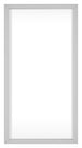 Virginia Aluminium Cadre Photo 45x80cm Blanc De Face | Yourdecoration.fr