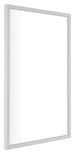 Virginia Aluminium Cadre Photo 50x70cm Blanc De Face Oblique | Yourdecoration.fr