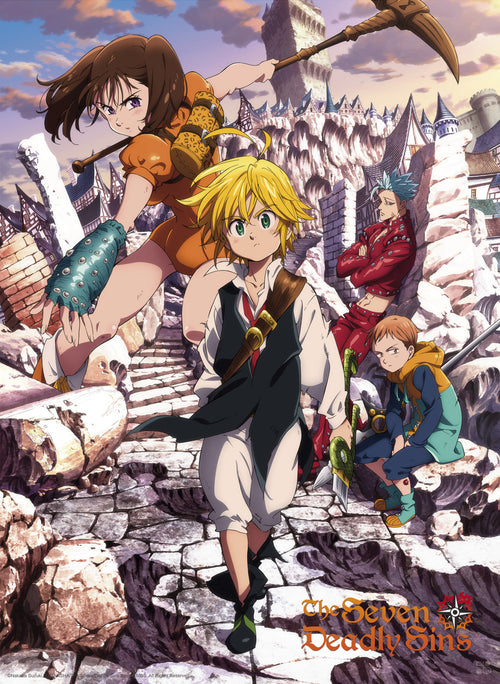 The Seven Deadly Sins Sins Affiche 38X52cm | Yourdecoration.fr