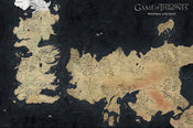 Gbeye GBYDCO140 Game Of Thrones Westeros Map Affiche Poster 91-5x61cm | Yourdecoration.fr