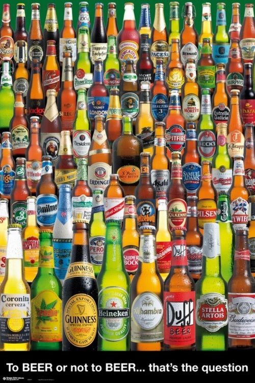 Grupo Erik GPE4570 Beer To Beer Or Not To Beer Affiche 61X91,5cm | Yourdecoration.fr