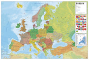 Grupo Erik GPE5443 Physical Political Map Of Europe Ita Affiche 91,5X61cm | Yourdecoration.fr