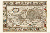 Grupo Erik GPE5452 Ancient World Map Affiche 91,5X61cm | Yourdecoration.fr