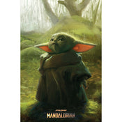 Grupo Erik GPE5487 Star Wars The Mandalorian The Child Art Affiche 61X91,5cm | Yourdecoration.fr