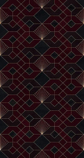 Komar Coquilles Rouges Papier Peint Intissé 150x280cm 3 bandes | Yourdecoration.fr