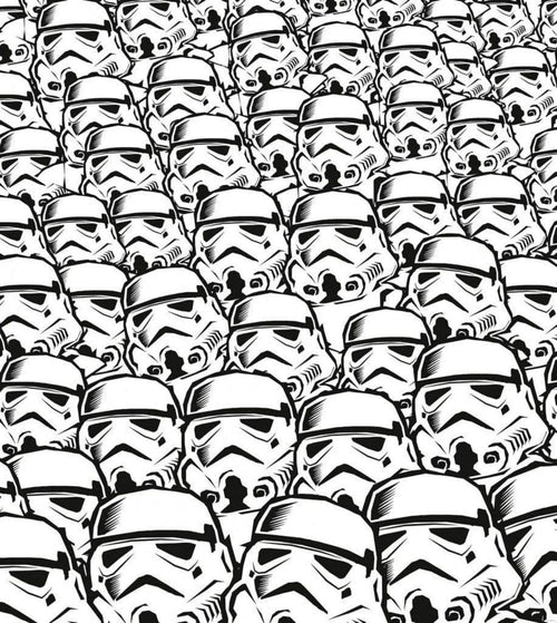 Komar Star Wars Stormtrooper Swarm Papier Peint Intissé 250x280cm 5 bandes | Yourdecoration.fr