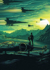 Komar Star Wars X Wing Assault Takodana Papier Peint Intissé 200x280cm 4 bandes | Yourdecoration.fr