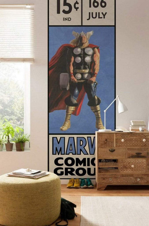 Komar Thor Retro Comic Box Papier Peint Intissé 100x280cm 2 bandes ambiance | Yourdecoration.fr