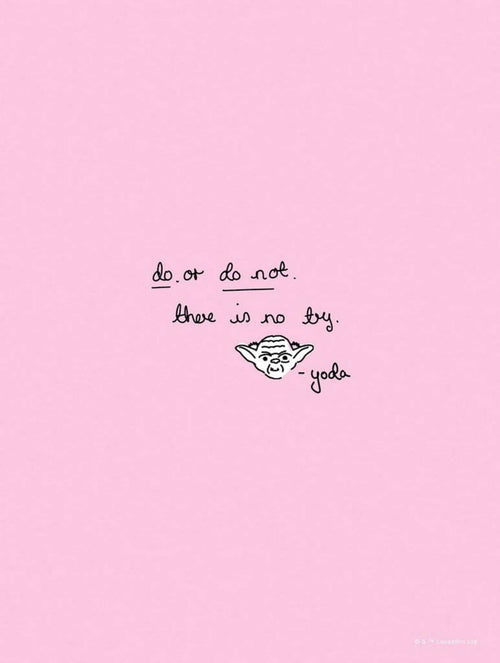 Komar Star Wars Quote Yoda Cute affiche art 30x40cm | Yourdecoration.fr