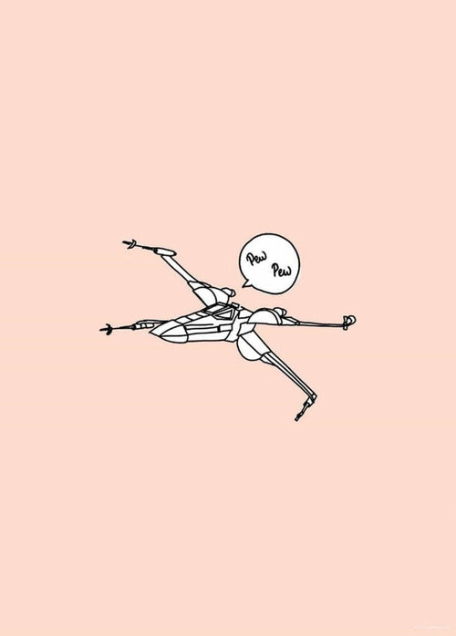 Komar Star Wars Pew Pew affiche art 50x70cm | Yourdecoration.fr
