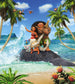 Komar Intisse Papier Peint Adx5 012 Moana Beach | Yourdecoration.fr