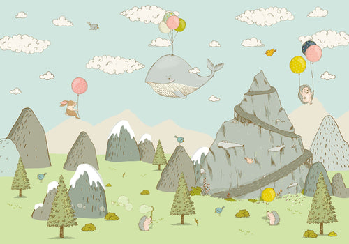 Komar Intisse Papier Peint Iax8 0028 Mountain Traveler | Yourdecoration.fr