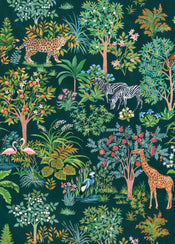 Komar Intisse Papier Peint Inx4 055 Happy Jungle | Yourdecoration.fr