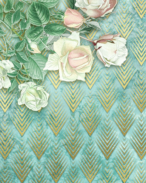 Komar Intisse Papier Peint X4 1002 Rose Poem | Yourdecoration.fr