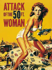 Liby  Attack of the 50FT. Woman affiche art 60x80cm | Yourdecoration.fr