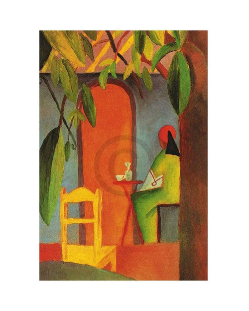 August Macke  TÃ¼rkisches Cafe II affiche art 24x30cm | Yourdecoration.fr
