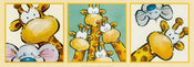 Jean Paul Courtsey  Funny Friends IV affiche art 95x33cm | Yourdecoration.fr